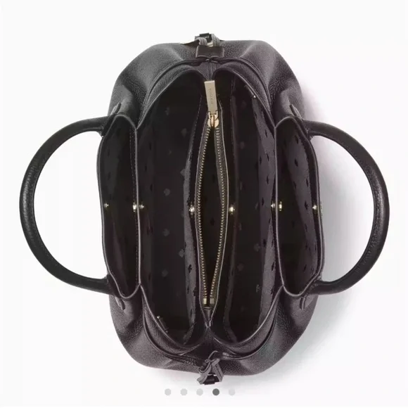 Kate Spade Black Pebbled Leather Shoulder Bag - Picture 4 of 9